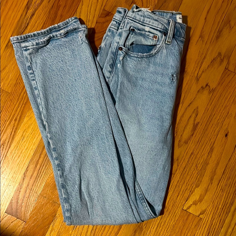 Abercrombie & Fitch Curve Love The 90’s Straight Ultra High Rise Jeans | Size 4